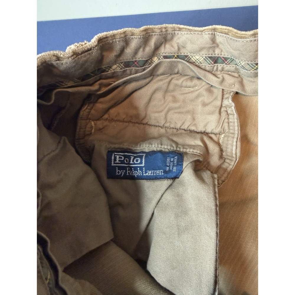 Polo Ralph Lauren Men's Beige Corduroy Pants 36W Classic Fit Straight Leg